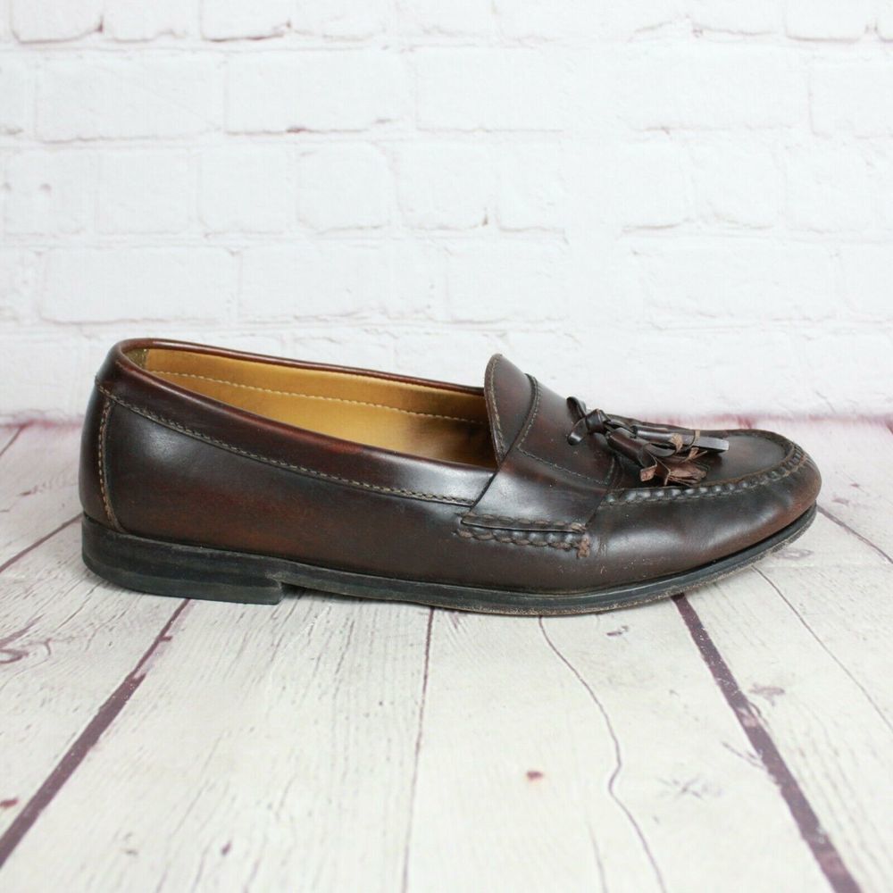 Cole Haan Leather Tassel Fringe Loafers